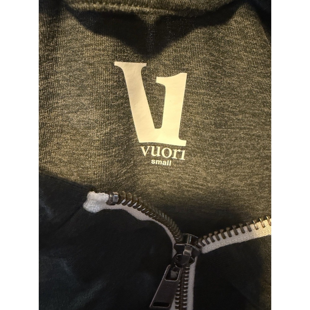 Vuori Halo Performance Full Zip Hoodie Women's Small Green - Picture 9 of 11
